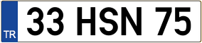 Truck License Plate